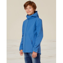 BCJK969 - B&C COLLECTION - Veste softshell enfantBCJK969 - B&C COLLECTION - Veste Softshell à Capuche EnfantB&C